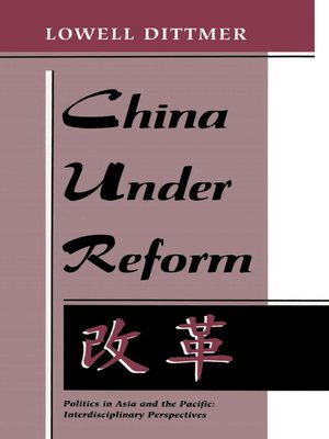 cover image of China Under Reform